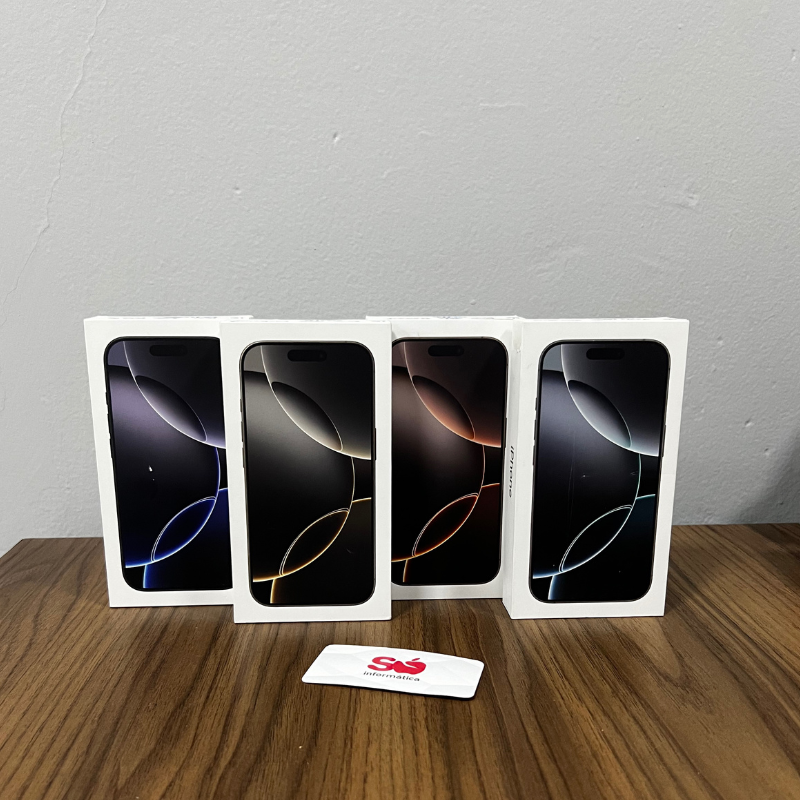 iPhone 16 Pro 256gb NOVO Só Informática